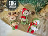 Amigurumi Christmas set crochet pattern. Amigurumi reindeer, snowman, bull.jpg