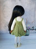 Paola Reina knitting blouse and sundress pattern. 12 inch doll clothes