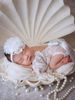 Newborn Girl Outfit Photo Prop Baby Infant 2 Pcs Set Lace Bodysuit Flower Headband (1).jpg