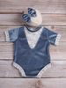 Newborn Girl Lace Ruffle Trim Velvet Bodysuit Headband Photography Prop Photography Set Baby Clothing (2).jpg