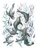 Watercolor print Of wild animals seals 1_8mb.jpg
