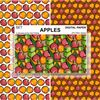 Seamless-pattern-apples-wallpaper-design