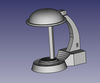 3d model of an aquarium stand with a lid