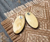 Black wooden earrings, black oval earrings, oval wooden earrings, big earrings 1.jpg