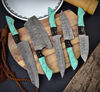 5 PC Custom Handmade Forged Damascus Steel Chef Knife Sets Kitchen Knives.jpeg