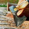 Custom Handmade Steel Tomahawk Axe Throwing Viking Hunting Axe for hunting.jpeg