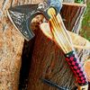Custom Handmade Steel Tomahawk Axe Throwing Viking Hunting Axe.jpeg