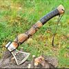 Handmade Steel Tomahawk Axe Throwing Viking Hunting Axe.jpeg