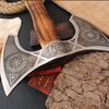 Handmade Steel Tomahawk Axe Throwing Viking Hunting Axe IN US.jpeg