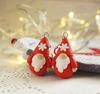 Christmas Gnome earrings -gnome gifts - dangle gnome earrings 2.JPG