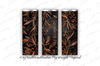 Floral tooled leather tumbler designs sublimation png