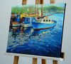 Sailboats impasto art oil painting on canvas.jpg