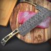 Handmade Damascus Chef Knife Set Of 5 Pcs With leather Sheath Father's Day.jpeg