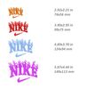 Nike burning embroidery design sizes