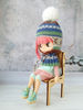Blythe clothes. Blythe hat balaclava. Blythe knit hat. Doll clothes knitting. Blythe basic clothes
