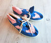 pink blue womens sneakers vintage
