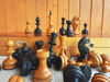 old russian soviet chess set 1956 made