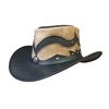 Rodeo Double Crowned Leather Hat.jpg