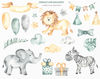 3 Animals and balloons watercolor elements.jpg