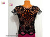 Irish_Lace_Crochet_Pattern_Black Floral_Short_Sleeve_Blouse_Evening_Cocktail_Look  (9).jpg