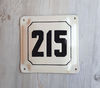 215 house address sign plaque