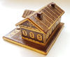 3 Vintage USSR Souvenir wooden lodge with straw  inlaid 1950s.jpg