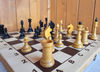 russian queens gambit chess set vintage