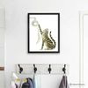 Tabby Cat Print Cat Decor Cat Art Home Wall-142.jpg