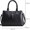 1 Womens Litchi Embossed Studded Decor Double Handle Square Bag.jpg