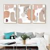 three posters on the wall in pastel colors6