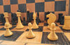 soviet queens gambit wooden chess pieces