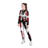street art art for fashion design template for printing on hats vests bags leggings jacket seamles pattern DIY black white red colors