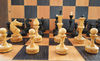 classic wooden soviet chess pieces 1960s