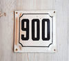 900 address house number sign vintage
