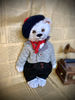 Teddy bear handmade-teddy collection-teddy bear-plush toy-vintage-handmade gif- collection teddy bear-artist toys 3