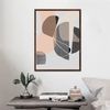 three modern abstract posters in gray tones that can be downloaded and hung on the wall 1