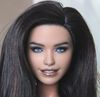 Barbie Fashionista brunette doll repaint