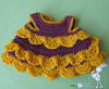 Dress for little bear crochet pattern of Strakovskaya