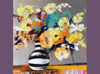 bouquet oil painting funky original art wall floral boho bohemial  -24.jpg