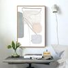 minimalist posters, set of three prints, in gray tones