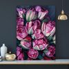 purple tulips bouquet oil painting а.jpg