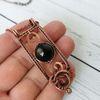 Wire-wrapped-pendant-with-Gold-Sheen-Obsidian-bead-Copper-necklace-with-Obsidian-8.jpg