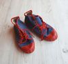 blue russian teenager sport shoes vintage