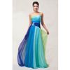 Turquoise Prom Dress A-line Chiffon Satin Beaded Party Gowns Special Occasion Evening Dress Elegant.jpg