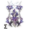 poster home gallery digital image floral pattern watercolor floral ilustration printing instant download png jpg purple flowers lilies dragonfly