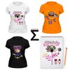 decorate clothes print a picture on tshirt image key stars flowers nature eyes magic background colors snowy white and transparent instant dawnload files  Illus