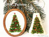 Christmas Tree Embroidery PDF Pattern Download. Small Trees Ornaments. Embroidery Beginner Tutorial. Sewing Christmas Decorations.jpg