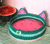 Cat bed_Cat bed crochet_watermelon crochet.jpg