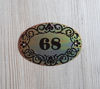 apartment number sign 68