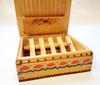 7 Vintage Sigaretta Cigarette Case Holder USSR wood painted and pyrography 1960s.jpg